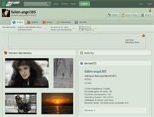 Tablet Screenshot of fallen-angel385.deviantart.com
