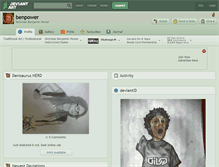 Tablet Screenshot of benpower.deviantart.com