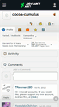 Mobile Screenshot of cocoa-cumulus.deviantart.com