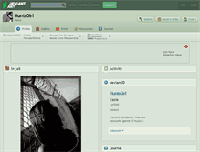 Tablet Screenshot of huntsgirl.deviantart.com