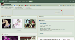 Desktop Screenshot of pine-hollow.deviantart.com