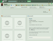 Tablet Screenshot of fanrin.deviantart.com