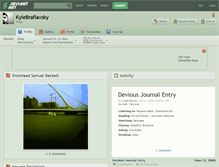 Tablet Screenshot of kylebraflavsky.deviantart.com