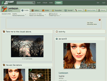 Tablet Screenshot of lentezon.deviantart.com