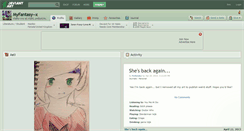 Desktop Screenshot of myfantasy--x.deviantart.com