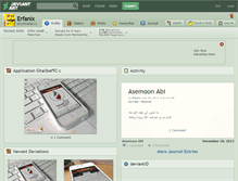 Tablet Screenshot of erfanix.deviantart.com
