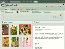 Tablet Screenshot of flecherandfriend.deviantart.com