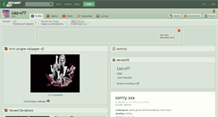 Desktop Screenshot of lizz-x77.deviantart.com