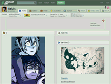 Tablet Screenshot of galuss.deviantart.com