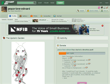 Tablet Screenshot of peace-love-edward.deviantart.com