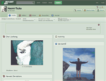 Tablet Screenshot of naomi-tsuka.deviantart.com