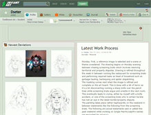 Tablet Screenshot of dseter.deviantart.com