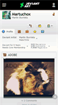 Mobile Screenshot of martuchox.deviantart.com