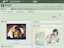 Tablet Screenshot of martuchox.deviantart.com