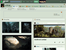 Tablet Screenshot of lnldreal.deviantart.com