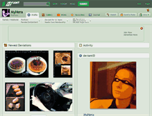 Tablet Screenshot of myhera.deviantart.com
