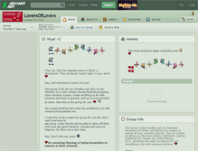 Tablet Screenshot of loversoflove.deviantart.com