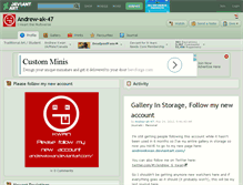 Tablet Screenshot of andrew-ak-47.deviantart.com