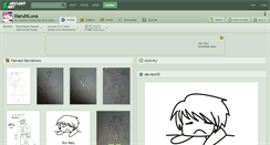 Desktop Screenshot of haruhilova.deviantart.com