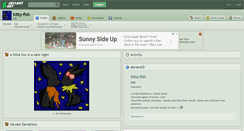 Desktop Screenshot of kitty-fish.deviantart.com