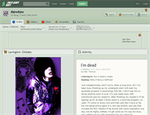 Tablet Screenshot of mewtow.deviantart.com