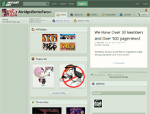 Tablet Screenshot of abridgedseriesfans.deviantart.com