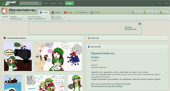 Desktop Screenshot of elizaveta-hedervary.deviantart.com
