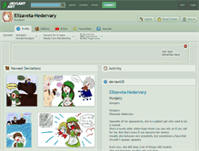 Tablet Screenshot of elizaveta-hedervary.deviantart.com