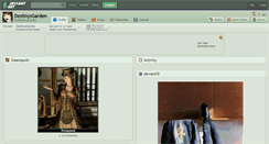 Desktop Screenshot of destinysgarden.deviantart.com