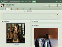 Tablet Screenshot of destinysgarden.deviantart.com