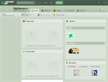 Tablet Screenshot of digigakuen.deviantart.com