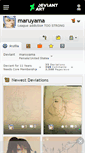 Mobile Screenshot of maruyama.deviantart.com