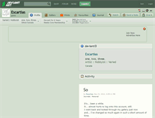 Tablet Screenshot of escartias.deviantart.com