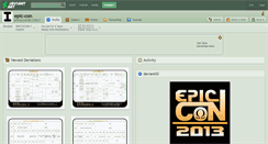 Desktop Screenshot of epic-con.deviantart.com