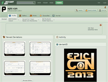 Tablet Screenshot of epic-con.deviantart.com