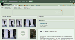 Desktop Screenshot of maggot-stock.deviantart.com