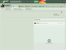 Tablet Screenshot of harald13.deviantart.com