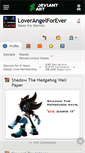 Mobile Screenshot of loverangelforever.deviantart.com