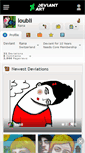 Mobile Screenshot of loubli.deviantart.com