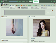 Tablet Screenshot of monguz.deviantart.com