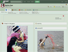 Tablet Screenshot of nanie-chan.deviantart.com