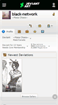 Mobile Screenshot of black-network.deviantart.com