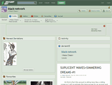 Tablet Screenshot of black-network.deviantart.com