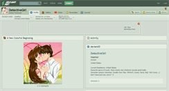 Desktop Screenshot of detectivegirl.deviantart.com