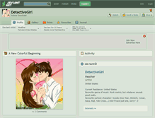 Tablet Screenshot of detectivegirl.deviantart.com