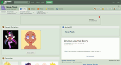 Desktop Screenshot of nova-pixels.deviantart.com