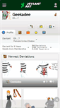 Mobile Screenshot of geekadee.deviantart.com
