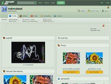 Tablet Screenshot of mahmutesat.deviantart.com