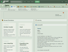 Tablet Screenshot of garex.deviantart.com