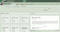 Desktop Screenshot of mitsukixrosse54.deviantart.com
